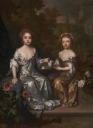 unknow artist Portrait of Henrietta and Mary Hyde oil painting on canvas